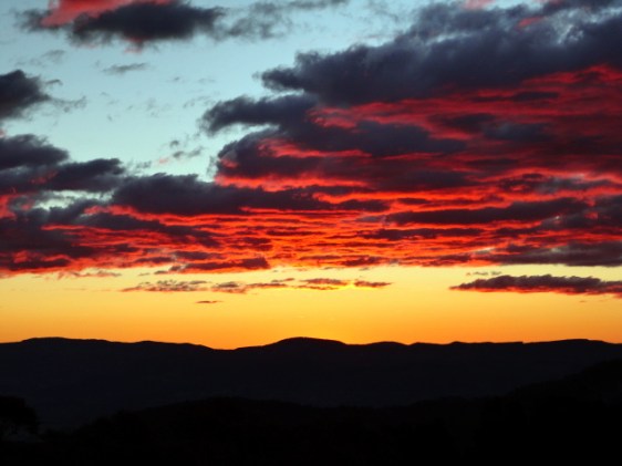 Sunset in the Blue Mountains